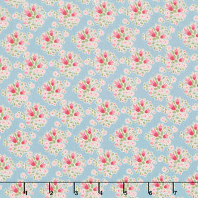 Creating Memories - Summer - Lulu Blue Yardage Primary Image