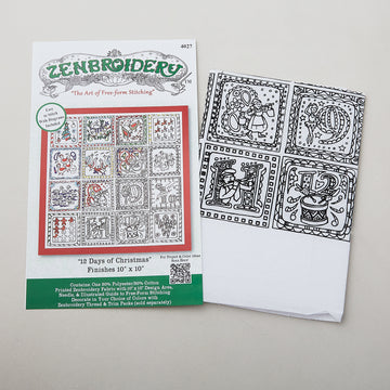 Zenbroidery Twelve Days of Christmas Embroidery Kit Alternative View #2