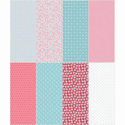 Calico Days - Fat Eighth Pink Panel