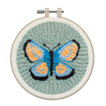 Butterfly Punch Needle Embroidery Kit