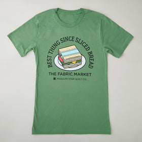 Missouri Star The Best Thing Since Sliced Bread T-shirt Leaf Green -S Primary Image