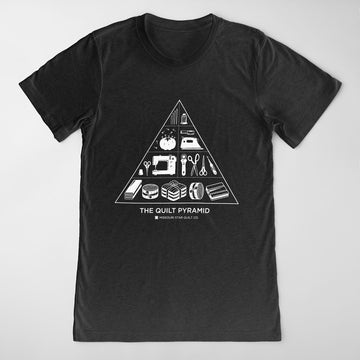 Missouri Star Food Pyramid T-shirt - Heather Black 4XL Primary Image