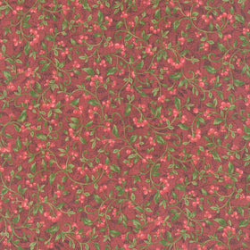 Star Of Wonder, Star Of Light - Berries Red Yardage Primary Image