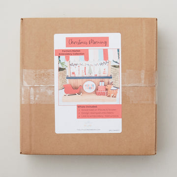 Farmers Market Collection - Christmas Morning Embroidery Kit Alternative View #2