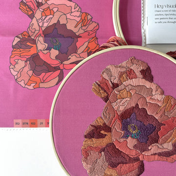 Poppies Embroidery Kit Primary Image