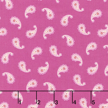 Whimsy - Petite Paisley Lilac Yardage