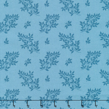 Moody Hues - Leafy Peacock Yardage