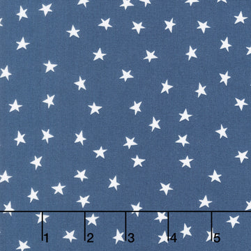 Oh Say Can You Sew - Bright Stars Navy Yardage