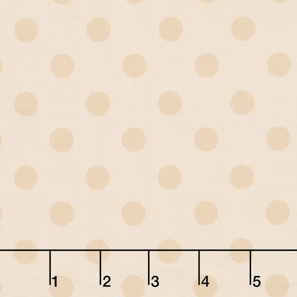 Laundry Line 108" - Polka Dot Cream 108" Wide Backing