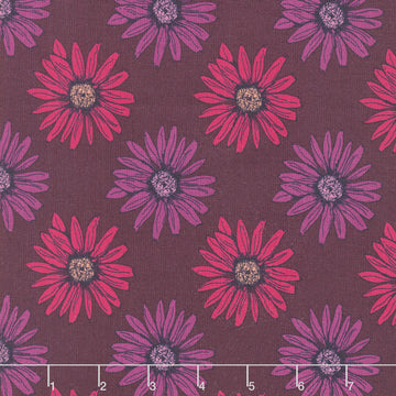 Mystic Meadow - Daisy Red 108" Wide Backing