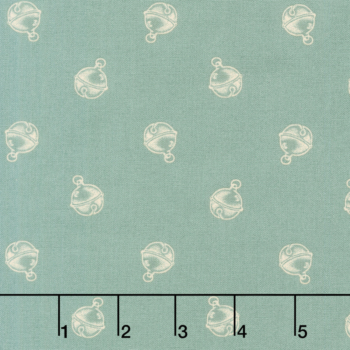 Jingle Bell - Jingle Bell Vintage Blue Yardage