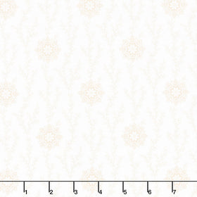 Snow Flurry - Linen and Lace Cream Yardage