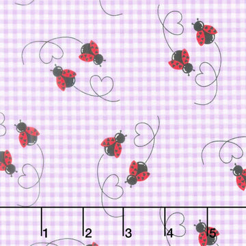 Little Ladies - Twin Treasures Lilac Yardage