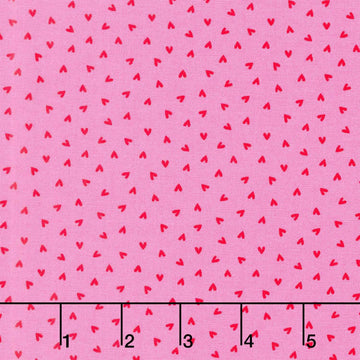 Little Ladies - Love Bug Hugs Hot Pink Yardage