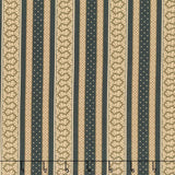 Madison Manor Revisited - Thorn Stripe Black Yardage