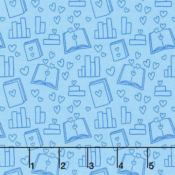Back to School - Book Lover Sky Yardage