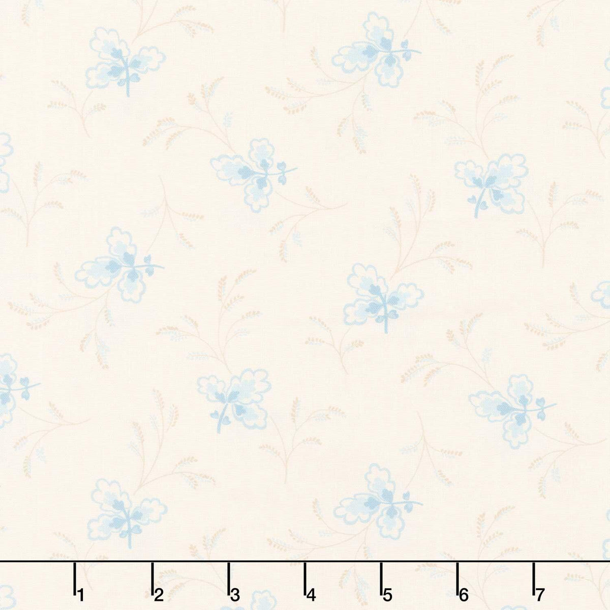 Special Delivery - Floating Leaves Tranquil 108" Wide Backing