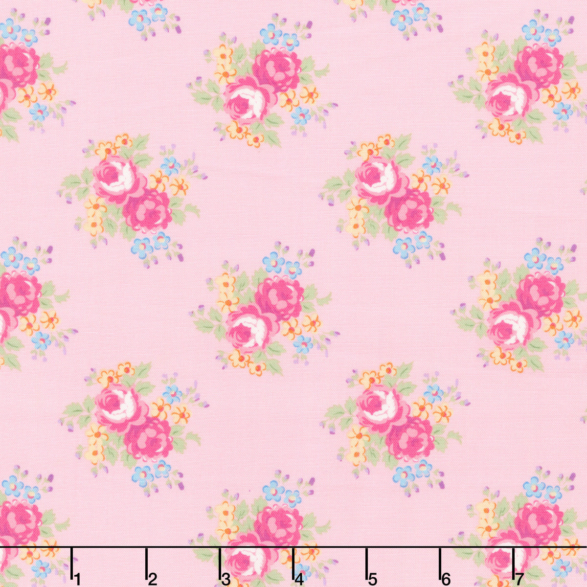 Beloved Blossoms - Sweet Blooms Blush Yardage