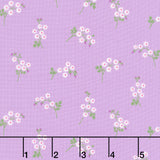 Beloved Blossoms - Daisy Spray Lilac Yardage