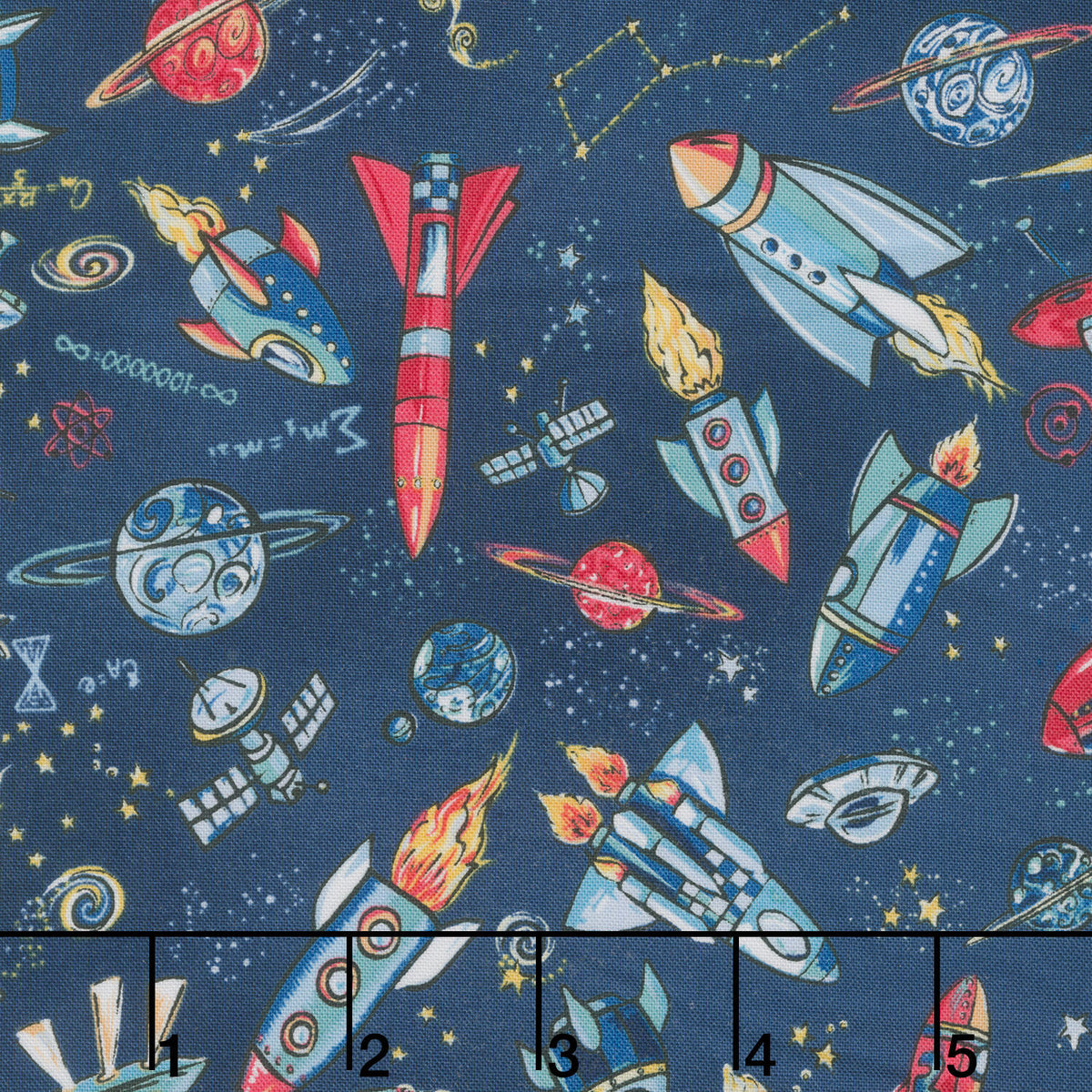Orbit - Rockets Blue Yardage