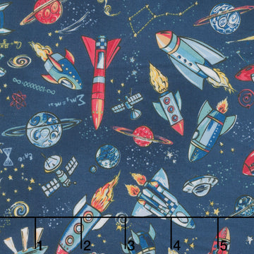Orbit - Rockets Blue Yardage