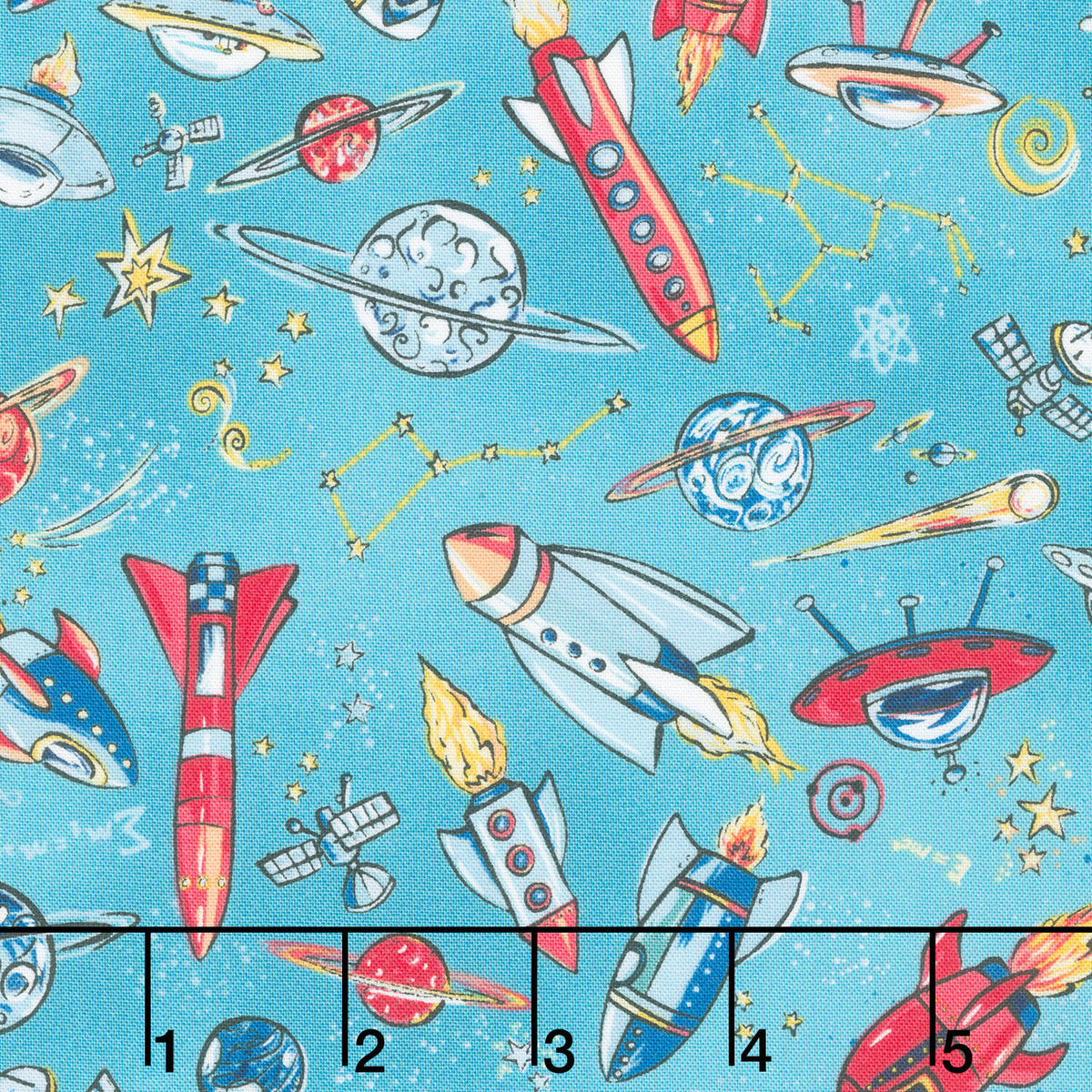 Orbit - Rockets Aqua Yardage