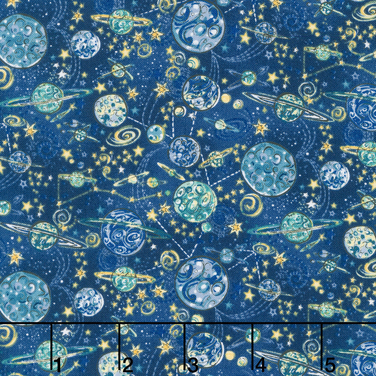 Orbit - Galaxy Blue Yardage