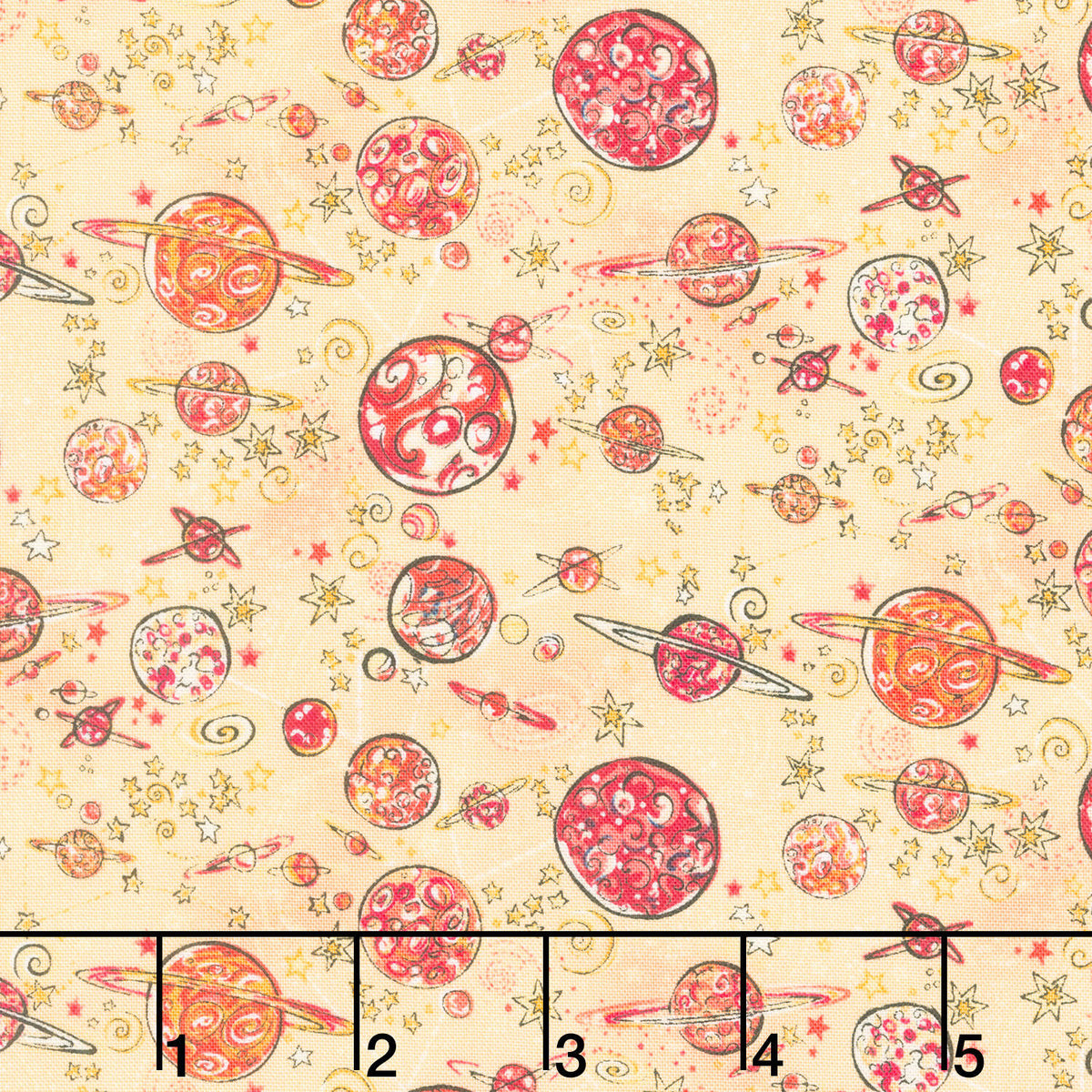 Orbit - Galaxy Yellow Yardage