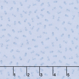 Petite Fleur - Sprig Blue Yardage