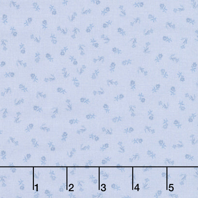 Petite Fleur - Sprig Blue Yardage