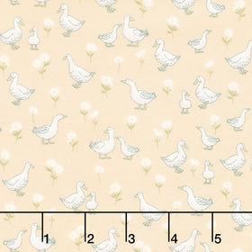 Little Ones - Ducks Yellow Yardage