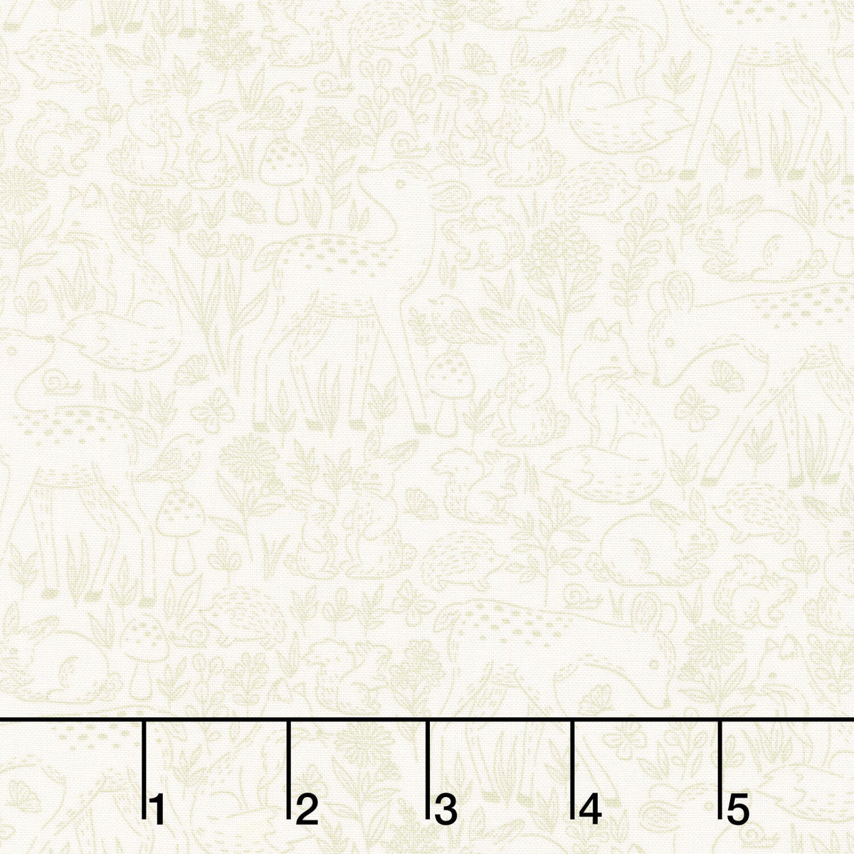 Little Ones - Etched Green Yardage