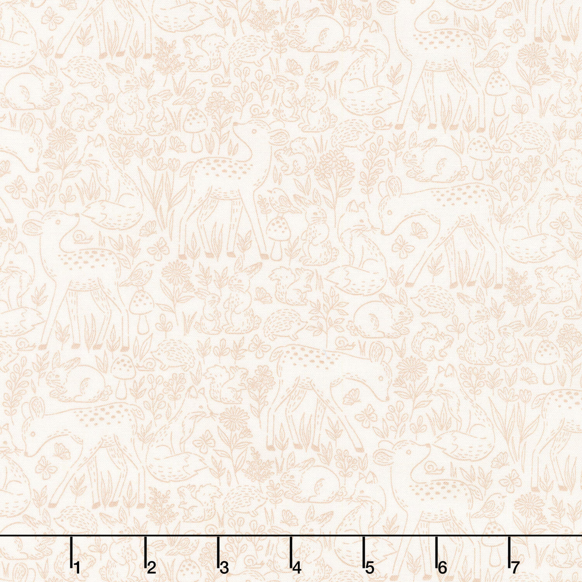 Little Ones - Etched Brown Yardage