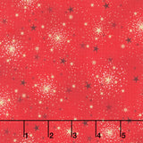 Adorn - Sparkle Red Metallic Yardage