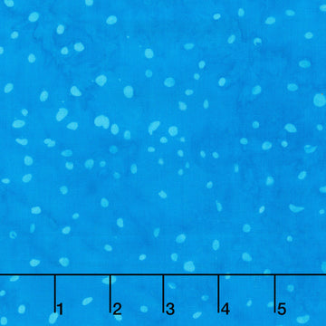 Speckles Batiks - Dots Blue Yardage
