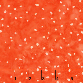 Speckles Batiks - Dots Coral Yardage