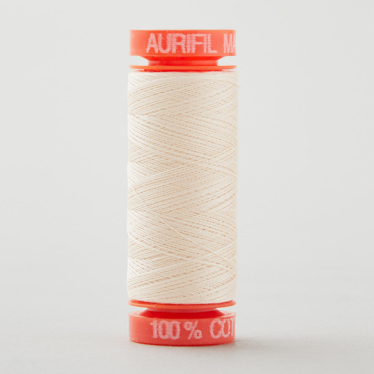 Aurifil 50 WT Cotton Mako Spool Thread Light Sand