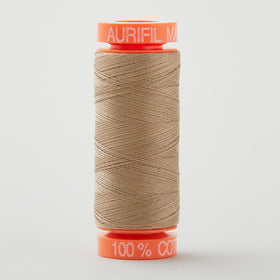Aurifil 50 WT Cotton Mako Spool Thread Sandstone