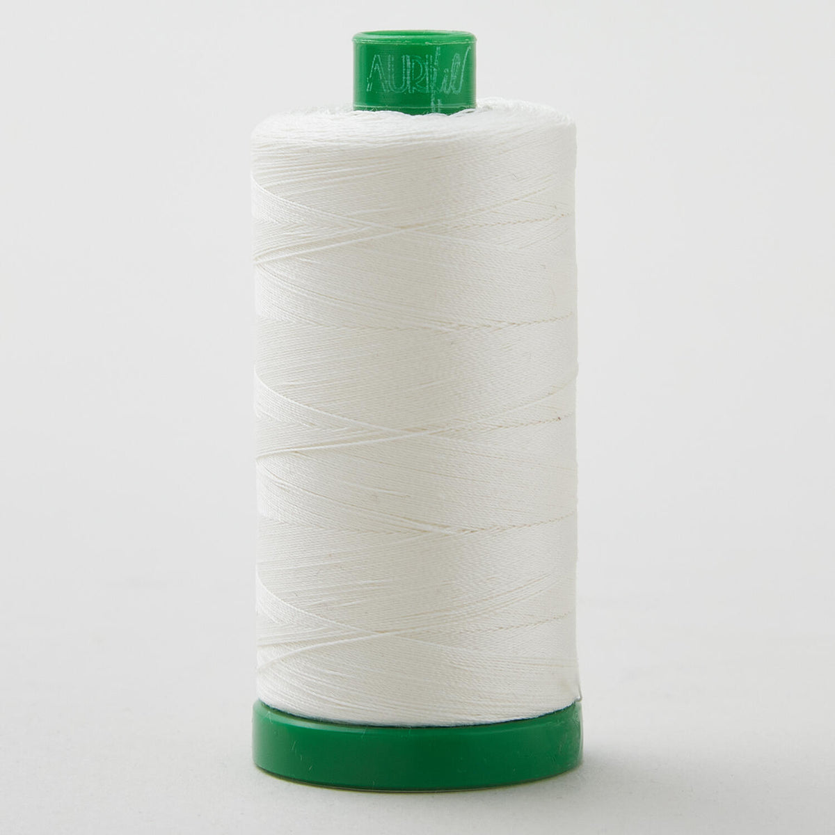 Aurifil 40 WT Cotton Mako Large Spool Thread Chalk