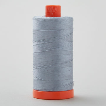 Aurifil 50 WT Cotton Mako Large Spool Thread Light Blue Grey