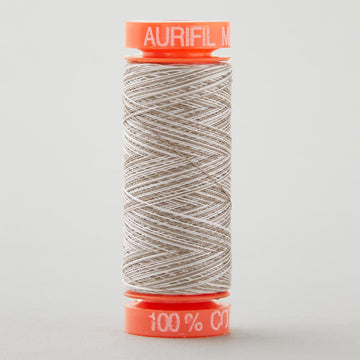 AURIfil 50 WT Cotton Mako Variegated Thread - Silver Fox