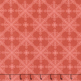 Holly & Hearth - Frosted Windowpanes Mulled Wine Yardage