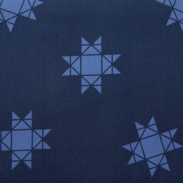 Missouri Star Quilt Backs - Tossed Missouri Star True Navy 108" 3 Yard Cut