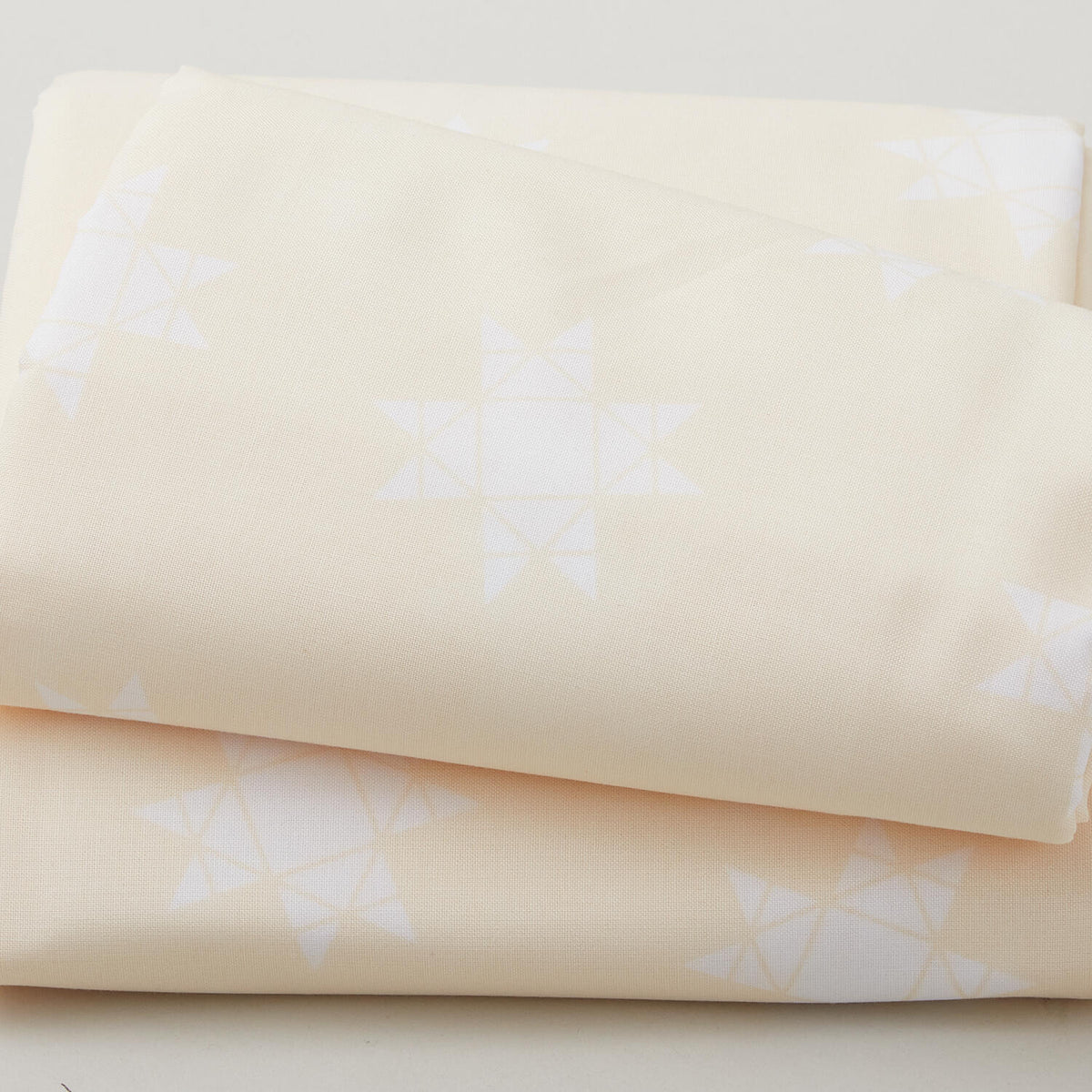 Missouri Star Quilt Backs - Tossed Missouri Star Pale Cream 108" 3 Yard Cut