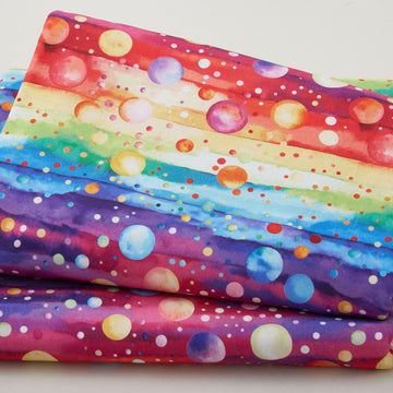 Bubble Pops 108” - Multi 3 Yard Cut