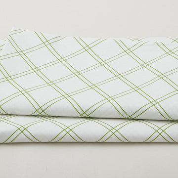 The Bright Side - Windowpane Plaid White 2 Yard Cut