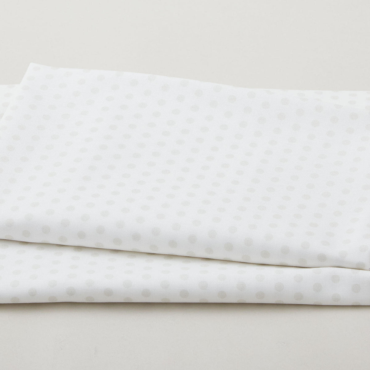 The Bright Side - Polka Dot White 2 Yard Cut