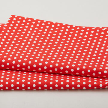The Bright Side - Polka Dot Red 2 Yard Cut