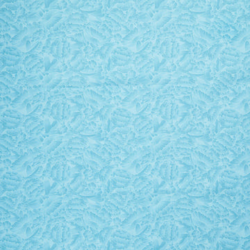 Florique 118" - Tonal Florique Flowers Aqua Wide Backing