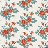 Village Life - Myrtle Teal Yardage